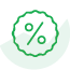 percentage sign icon