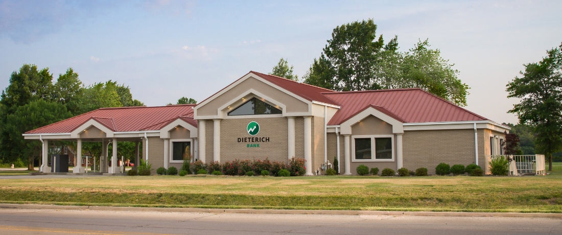 Outdoor photo of Dieterich Bank Teutopolis Branch.