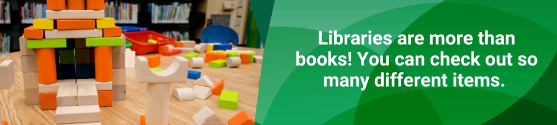 a public library that has toys for check out to save money.